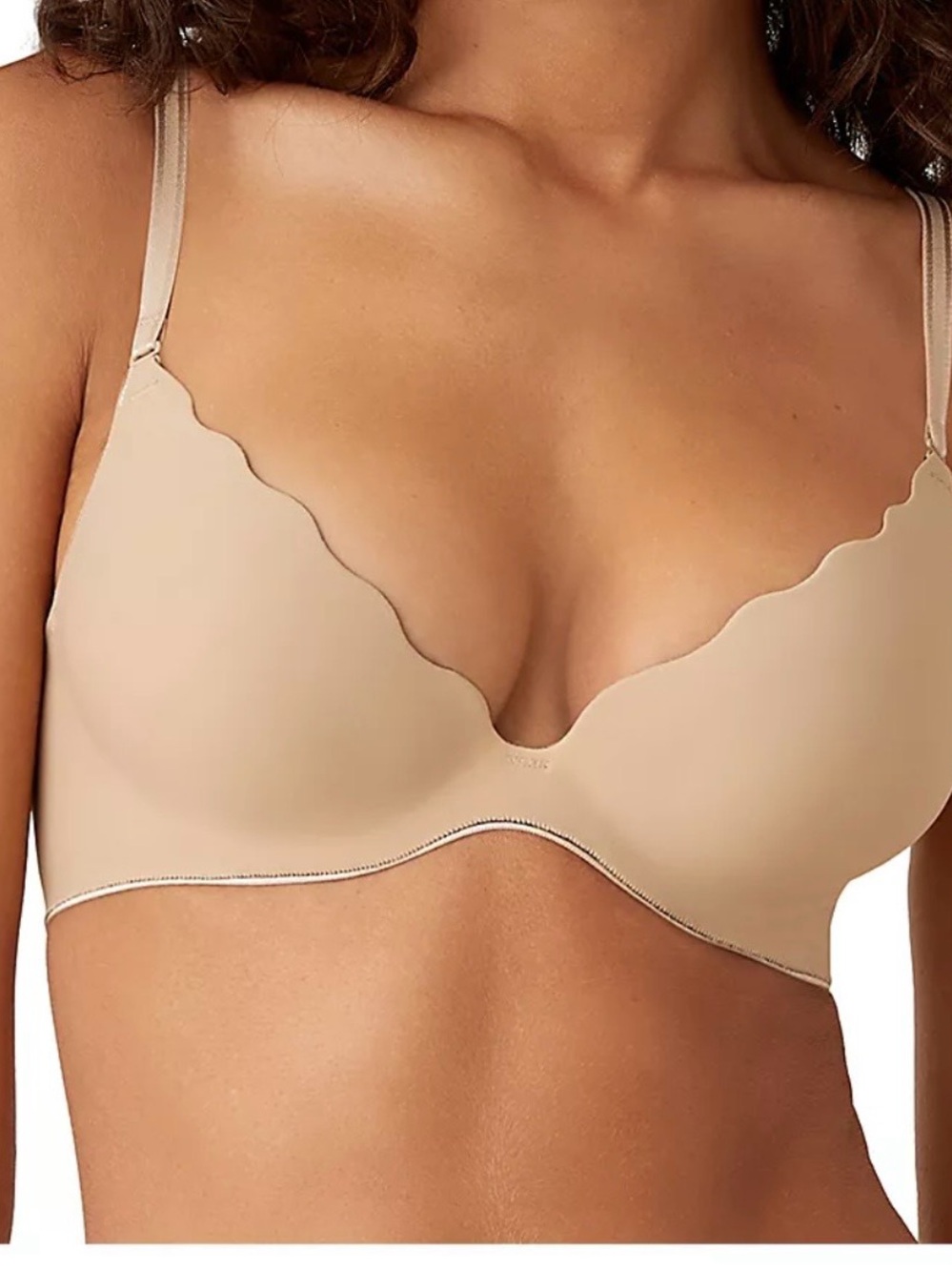 B. Tempted by Wacoal b.wow'd Push-Up Bra by - Nude 36 D New
